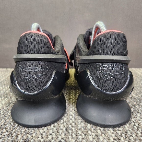 Reebok Legacy Lifter II Mens Size 8 Black Weightlifting Workout Fitness Shoes - Picture 4 of 15